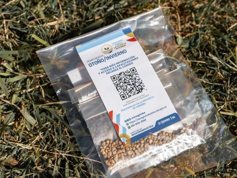 La huerta en tu hogar: la Escuela Granja entregó más de 400 kits de semillas otoño-invierno