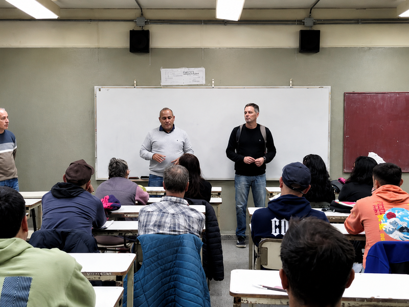 Con más de 100 participantes, comenzaron los primeros cursos de oficios articulados entre el Instituto de la Vivienda y el CEDER