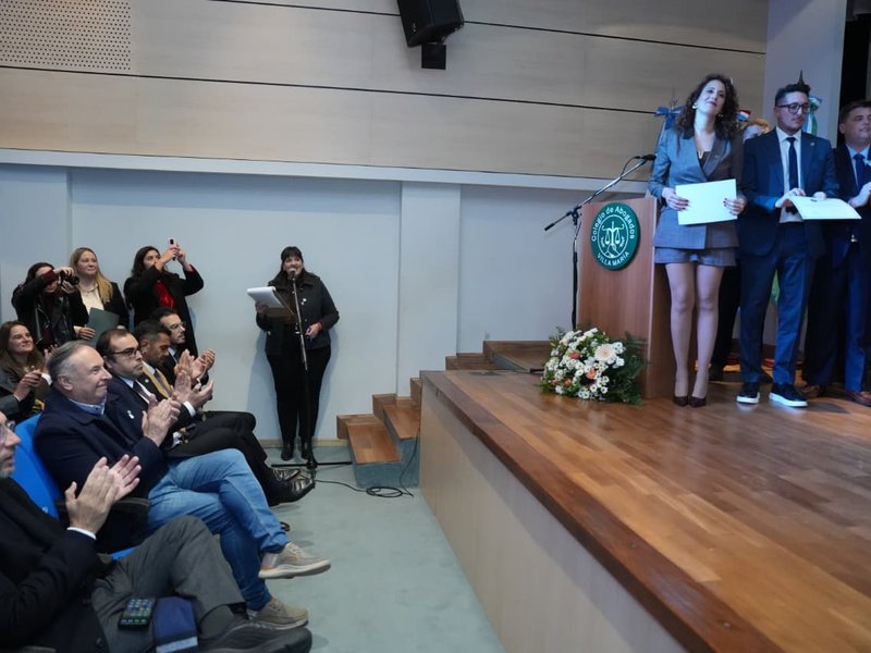 El intendente Accastello participó de la asunción de autoridades del Colegio de Abogados local