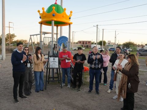 Se inauguró la plaza “Liliana Ghisolfi” en el Loteo Francisco García