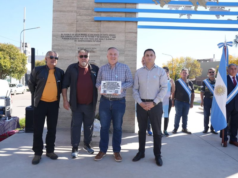 Se realizó en Villa María el encuentro nacional del Batallón Antiaéreo de Infantería de Marina