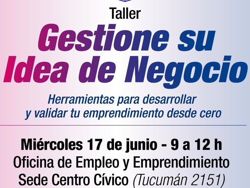 Puertas Abiertas: el municipio impulsa un nuevo taller para desarrollar emprendimientos