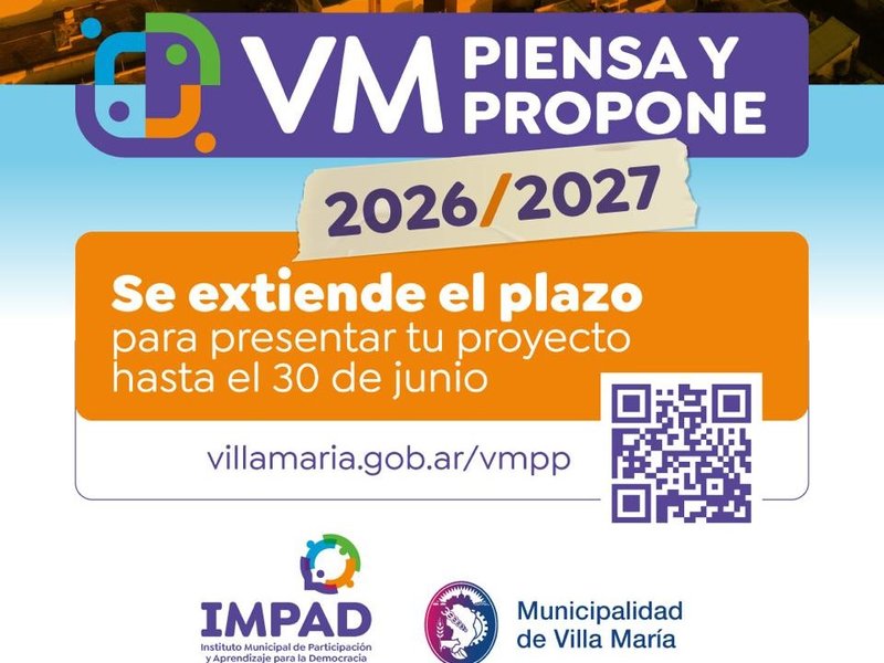 VM Piensa y Propone 2026/2027: se extiende el plazo para la presentación de proyectos