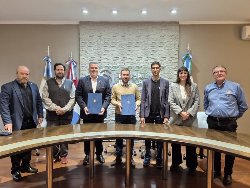 El municipio ratificó un convenio de colaboración y trabajo conjunto con Rotary International