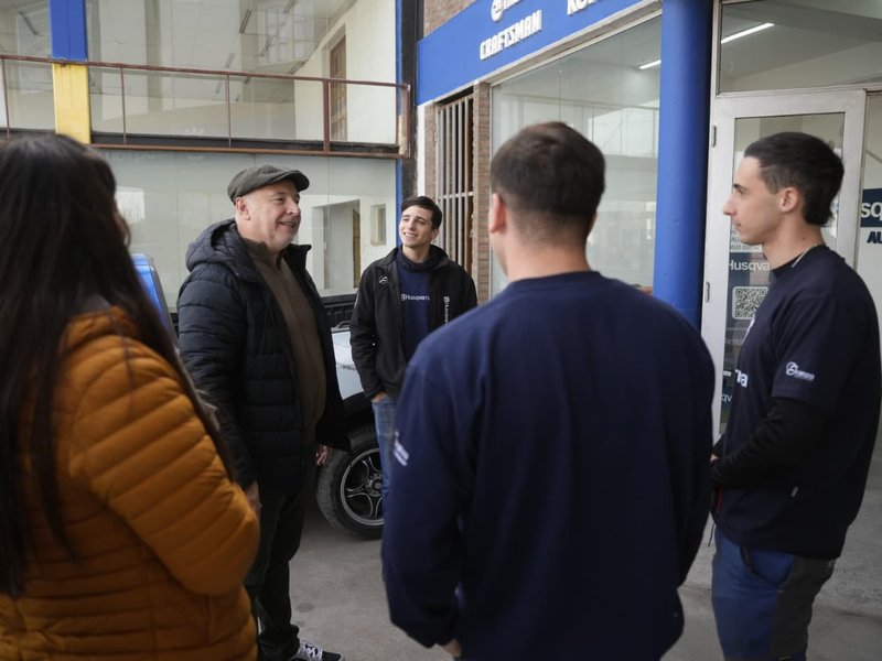 Accastello y todo el gabinete municipal desarrollaron una jornada integral de trabajo en barrio San Martín