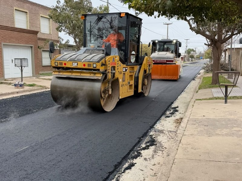 Avanza el Plan 500 Cuadras de Pavimento en barrio Belgrano