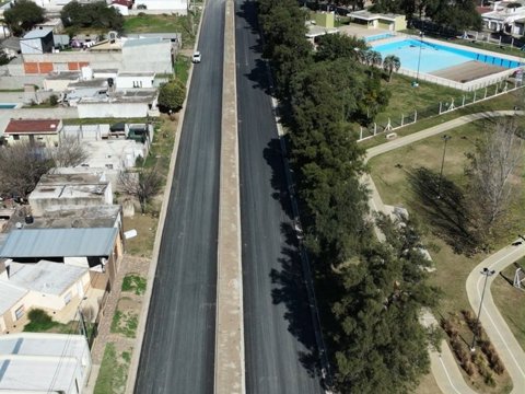 Plan 500 Cuadras: avanza la pavimentación de Avenida Mercedarios