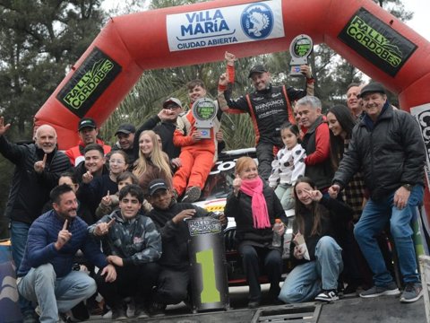 Villa María coronó a los ganadores de una nueva fecha del Rally Cordobés