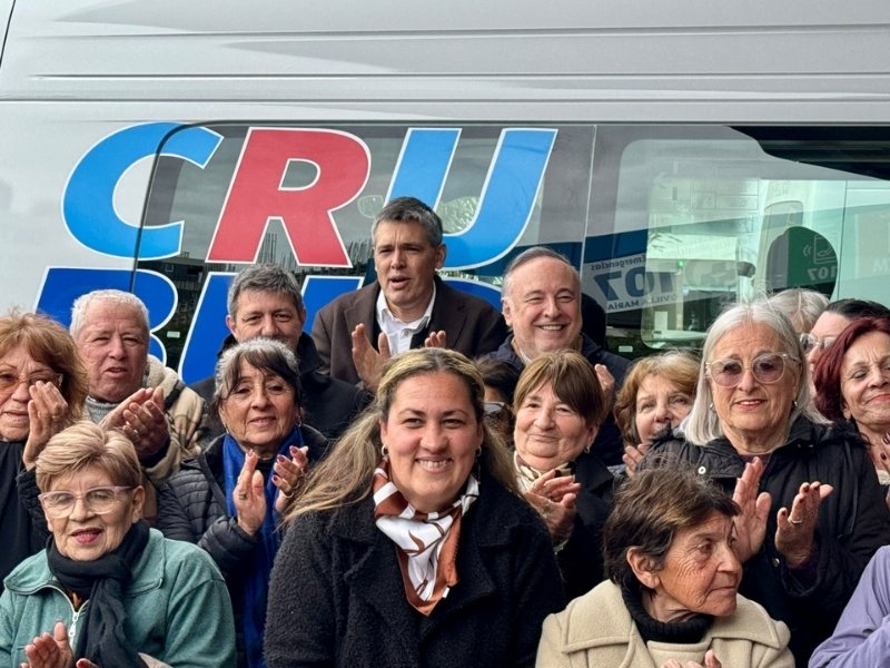 Nueva vinculación entre Villa María y Saira: provincia y 9 municipios pusieron en funcionamiento el nuevo transporte de la Comunidad Regional Unión