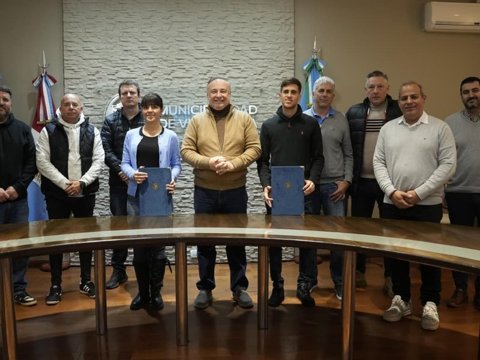 Plan 500 Cuadras de Pavimento: el municipio suma nuevas cuadras a la Colectora de la Avenida Perón