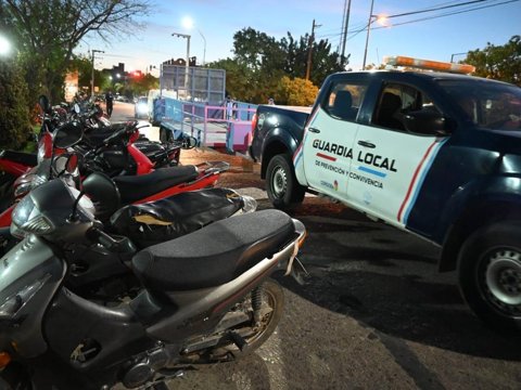 Controles de tránsito: se retuvieron más de 30 motocicletas durante el fin de semana