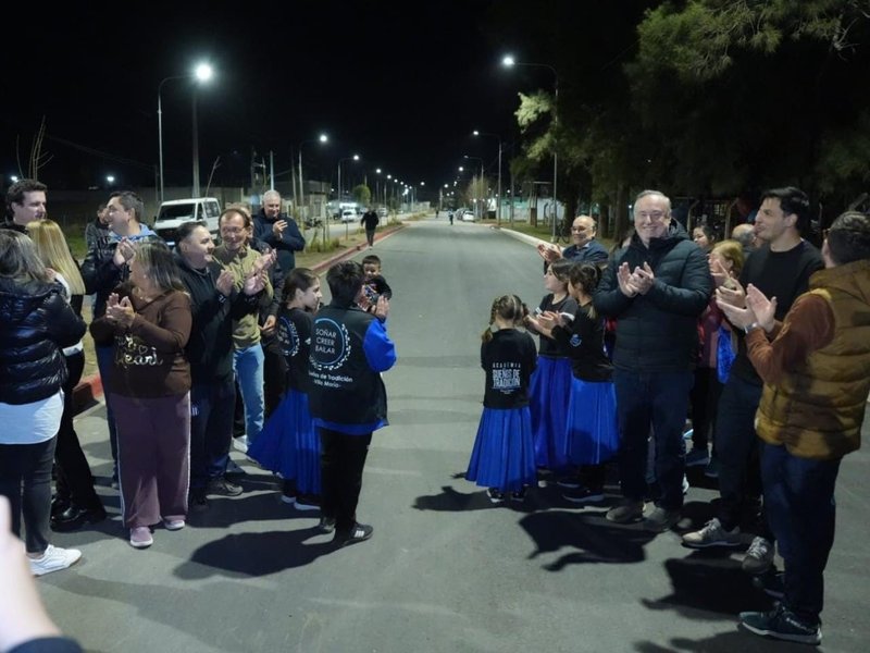 Plan 500 Cuadras de Pavimento: Accastello inauguró la nueva Avenida Mercedarios