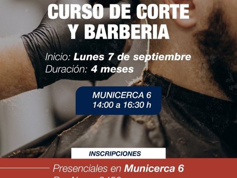 Formación en oficios: el municipio abre las inscripciones para un nuevo curso de corte y barbería