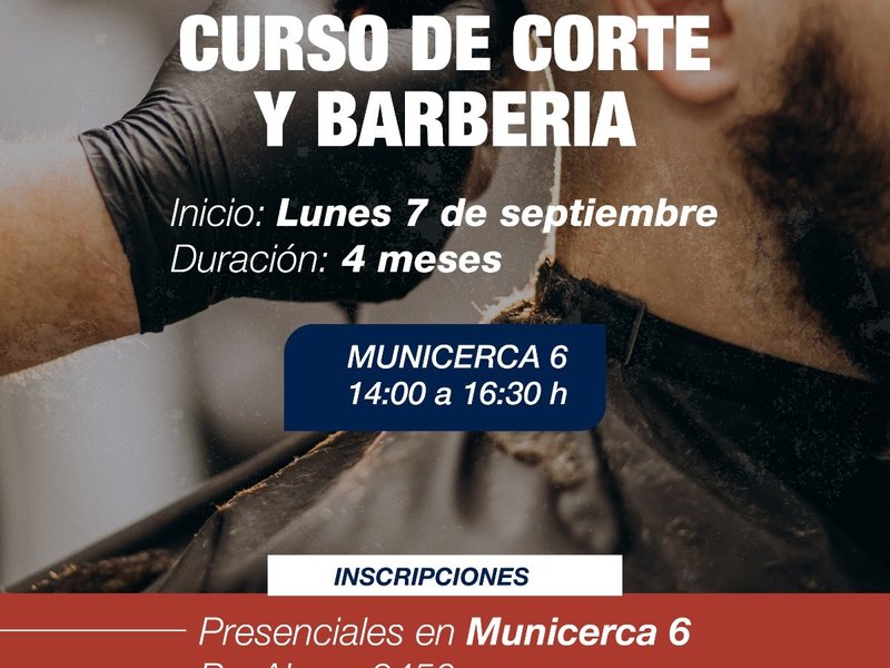 Formación en oficios: el municipio abre las inscripciones para un nuevo curso de corte y barbería