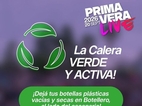 Se recolectarán botellas plásticas vacías durante el Primavera Live para la construcción de ladrillos ecológicos