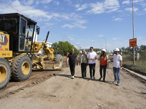 El municipio transforma la calle Intendente Poretti en un bulevar para mejorar la circulación y la seguridad vial