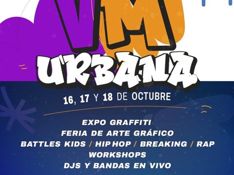 El festival Villa María Urbana regresa con tres jornadas de arte, música y cultura