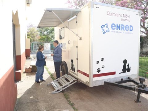 Mascotas: el Quirófano Móvil realizó 66 castraciones en tres días en barrio Ameghino