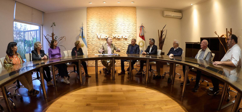 Villa María: Por una agenda común, el intendente Accastello encabezó una reunión de trabajo junto a colectividades