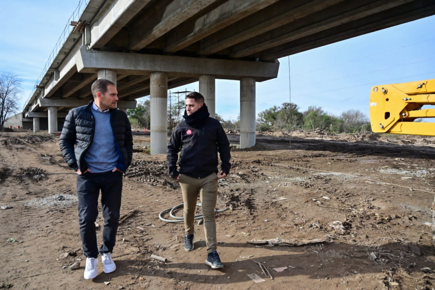 Villa María: Villa María y Villa Nueva avanzan en la ejecución de tres nuevos puentes sobre el río Ctalamochita