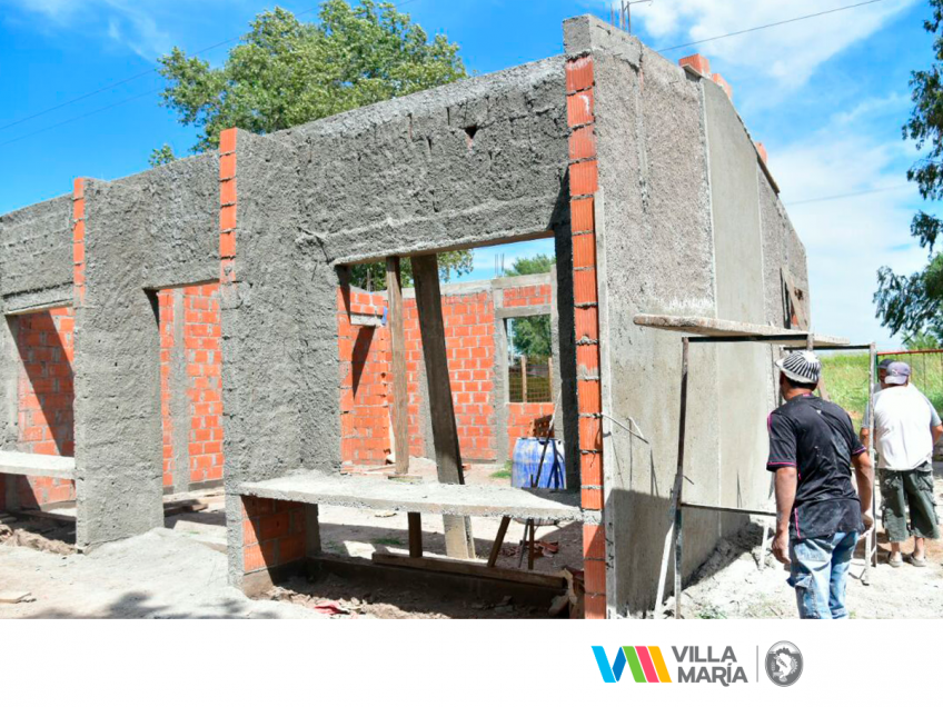 Villa María: La nueva sala de jardín de la escuela rural Fray Chianea está pronta a techarse