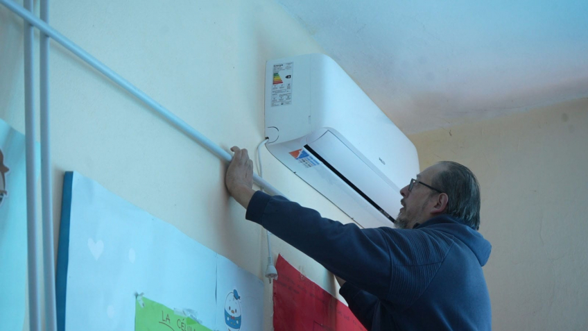 Villa María: Escuelas Calefaccionadas: El municipio realiza obras de gas y electricidad en establecimientos educativos de nuestra ciudad