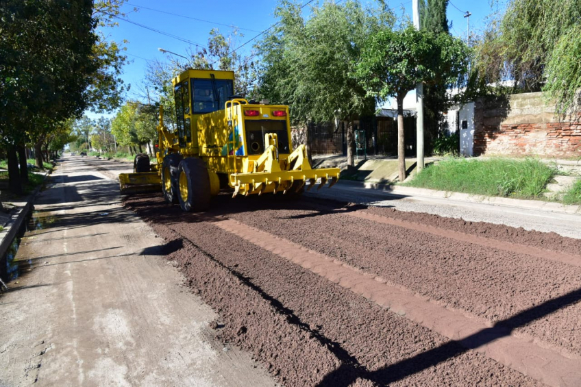 Villa María: Se pone en marcha el plan de cinco frentes para la reparación integral de calles