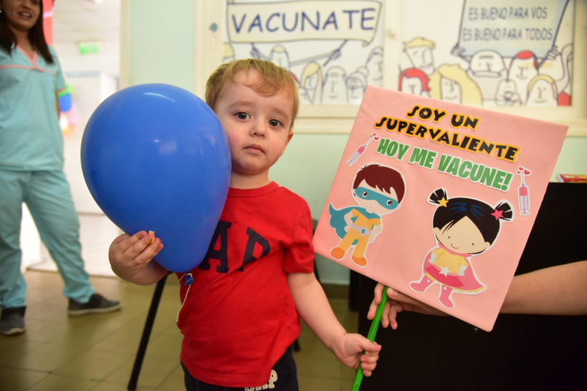 Villa María: Ya está en marcha la Maratón de Vacunas para que niños y niñas reciban las dosis contra sarampión, paperas, rubeola y polio