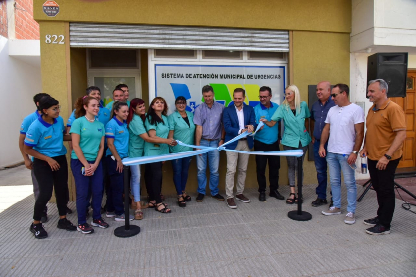Villa María: Gill habilitó el nuevo Centro Operativo de Emergencias Médicas del 107 Municipal