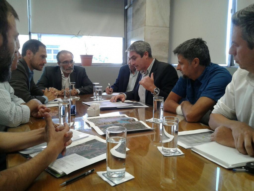 Villa María: El intendente se reunión con el ministro López para acordar detalles de obras de desagües pluviales