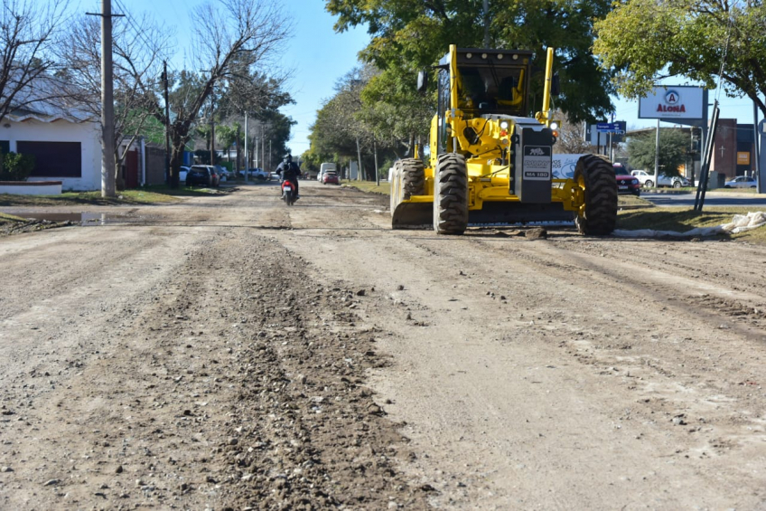 Villa María: El municipio establece seis frentes de trabajo para la mejora de calles de tierra