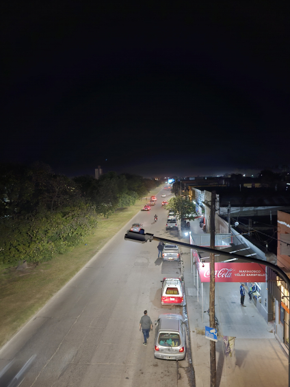 Villa María: Recambio de luminarias:Se completó el tramo del camino al Mercosur que pasa por nuestra ciudad