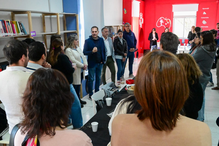 Villa María: A un año de la apertura de la Medioteca en el Centro Comunitario de Inclusión Integral, bibliotecarios celebraron su día