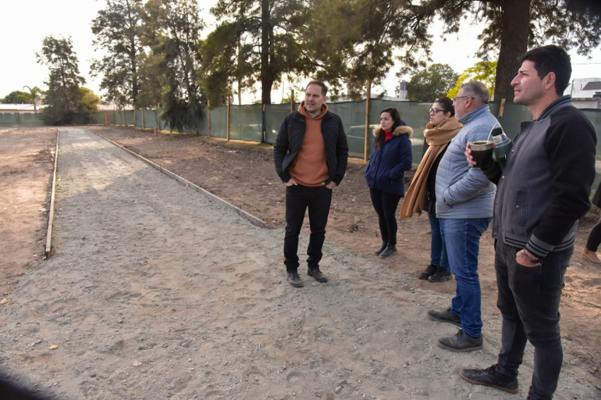 Villa María: La pista de caminar de barrio San Juan Bautista será un circuito deportivo integrado al entorno