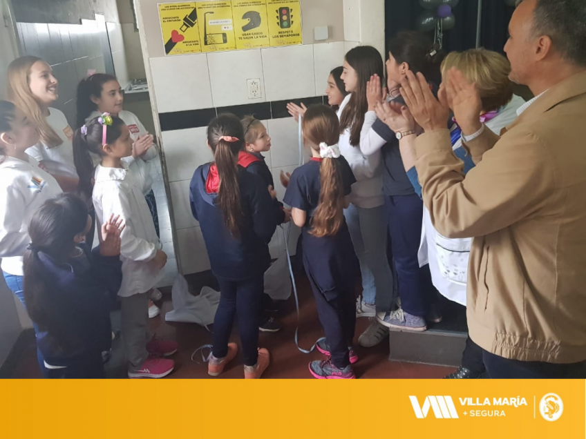 Villa María: Los chicos de la Escuela Paraguay se comprometieron a concientizar y difundir mensajes sobre seguridad vial