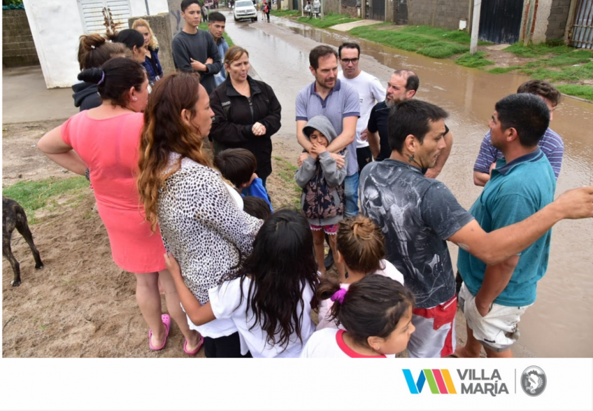 Villa María: El municipio evacua preventivamente cuatro manzanas de La Calera, mientras se monitorea la situación