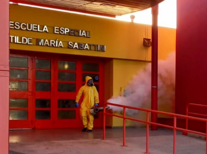 Villa María: Urgencia sanitaria por dengue: Continúa el operativo de mantenimiento y fumigación en escuelas de nuetra ciudad