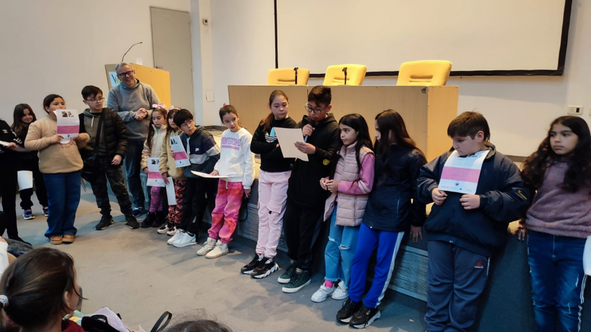 Villa María: Programa Ahora los Chicos: Marcelo Dughetti compartió lecturas creativas con niñas y niños de la ciudad