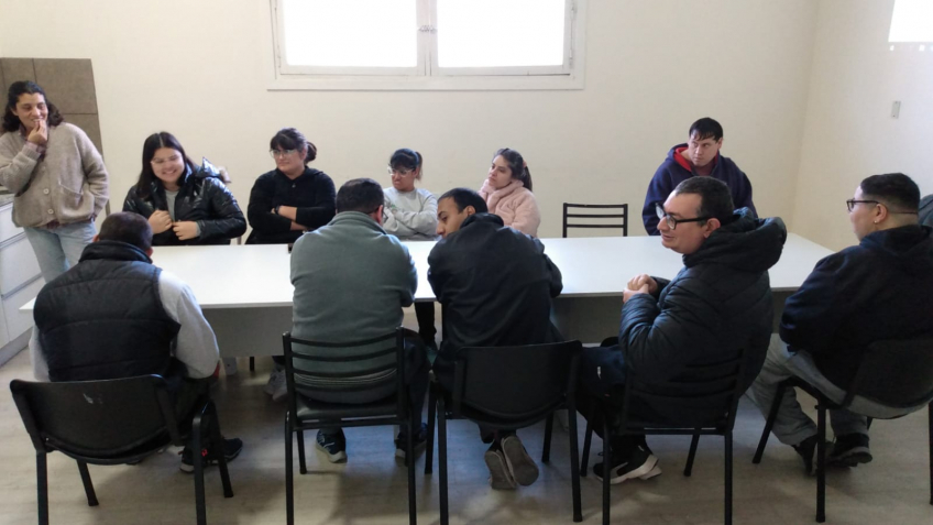 Villa María: Jóvenes con discapacidad se capacitan en un taller de Orientación Laboral