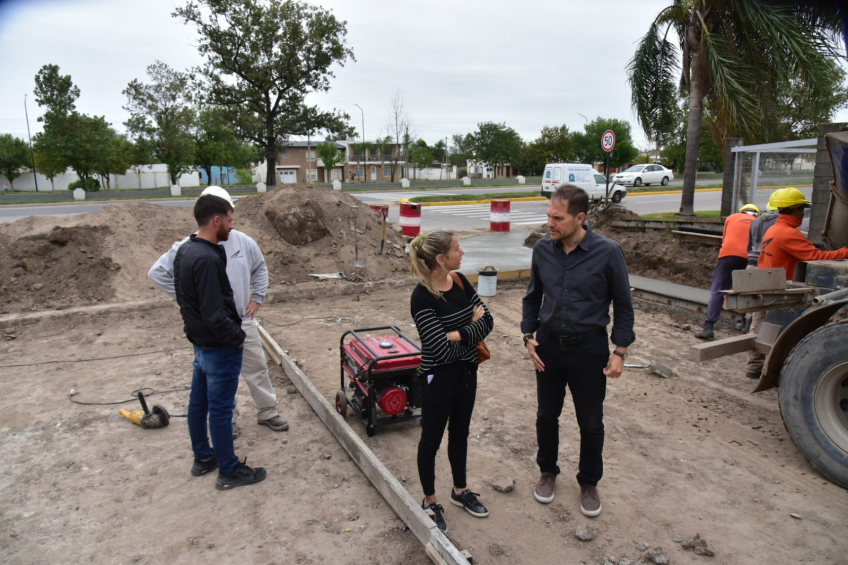 Villa María: Acceso norte: Está en marcha la repavimentación de avenida Sucre
