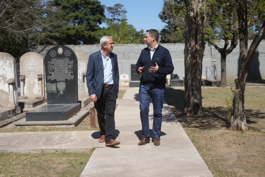 Villa María: Se realizan mejoras integrales en el Cementerio Israelita