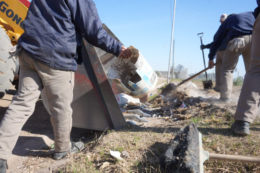 Villa María: Por una ciudad más limpia: Se lleva a cabo el operativo de descacharreo y ordenamiento ambiental