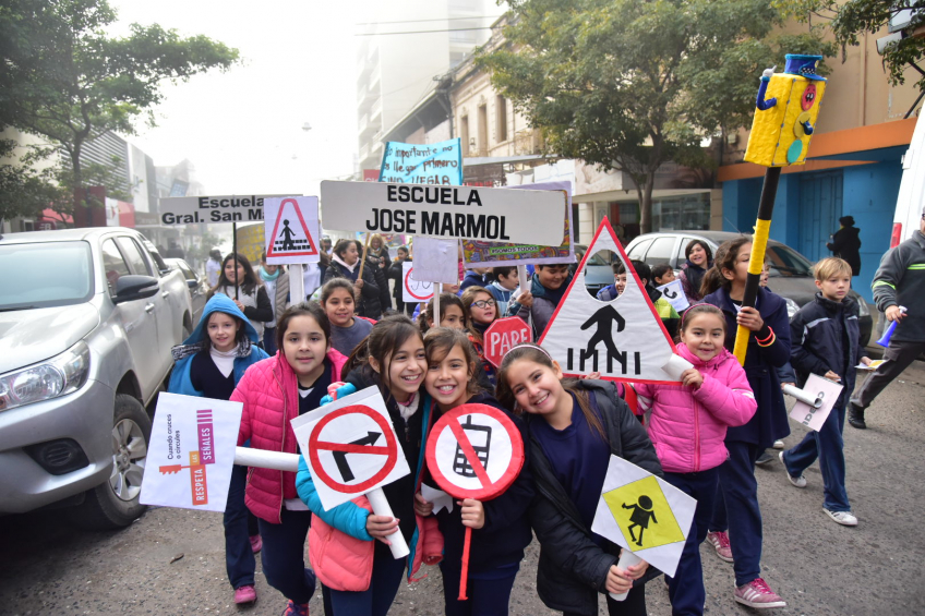 Villa María: Las niñas y niños de las escuelas llevarán por las calles su mensaje para concientizar sobre la seguridad vial
