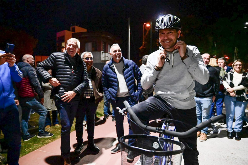 Villa María: La ciudad cuenta con un nuevo tramo de ciclovía