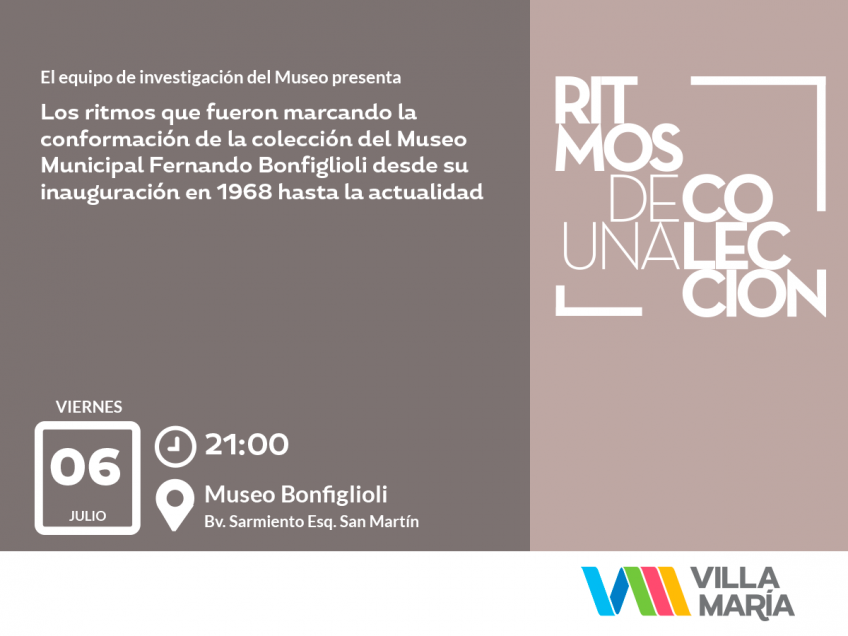 Villa María: El Museo Bonfiglioli reflexiona sobre su historia con la muestra “Ritmos de una Colección”