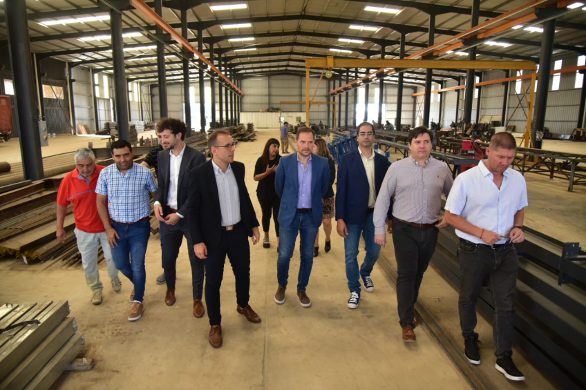 Villa María: Representantes de la Subsecretaría PyME de la Nación visitaron empresas radicadas en el Parque Industrial