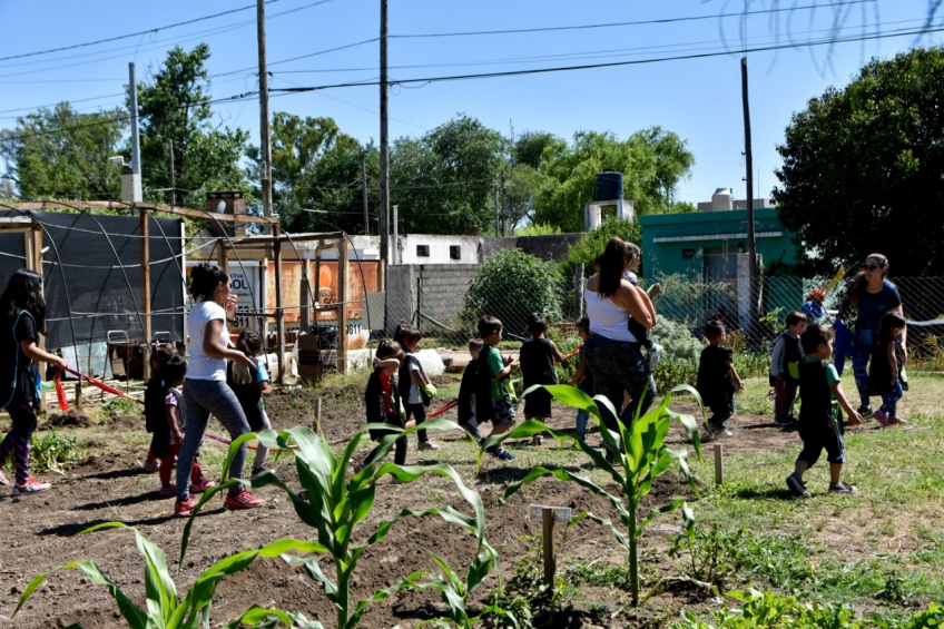 Villa María: La huerta agroecológica de La Calera ya está preparada para la producción de verano