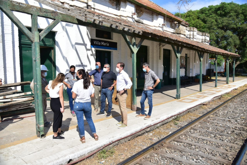 Villa María: La puesta en valor de la Estación de Trenes permitirá conectar con el Túnel Hermanos Seco en un sólo paseo peatonal