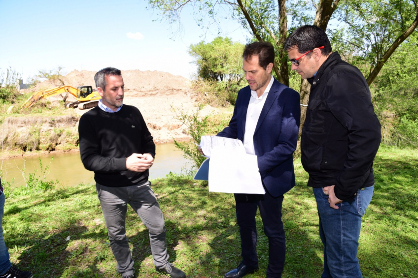 Villa María: Comenzaron los trabajos para la construcción del nuevo puente