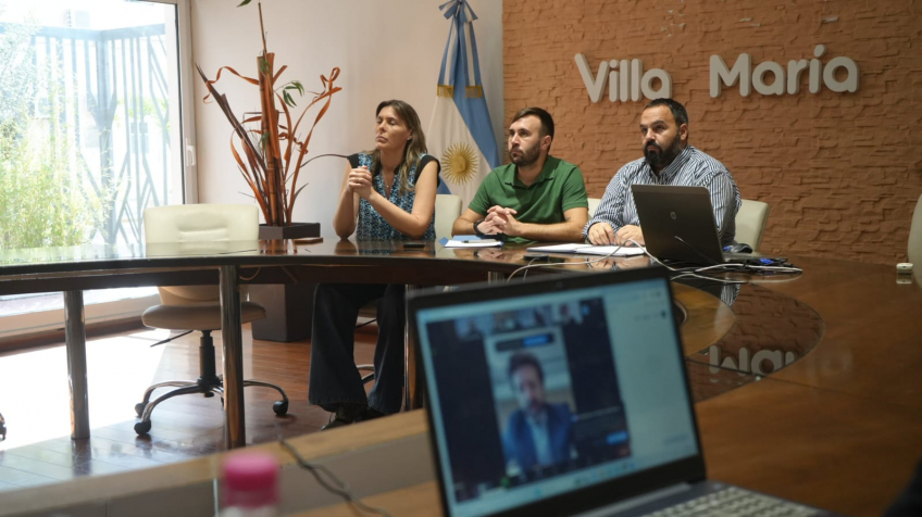 Villa María: Municipio y Unión Europea avanzan en la construcción de una agenda conjunta para la implementación de políticas sustentables en la ciudad.
